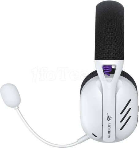 Photo de Casque Gamer sans fil Havit Gamenote Fuxi H3 (Noir/Blanc)
