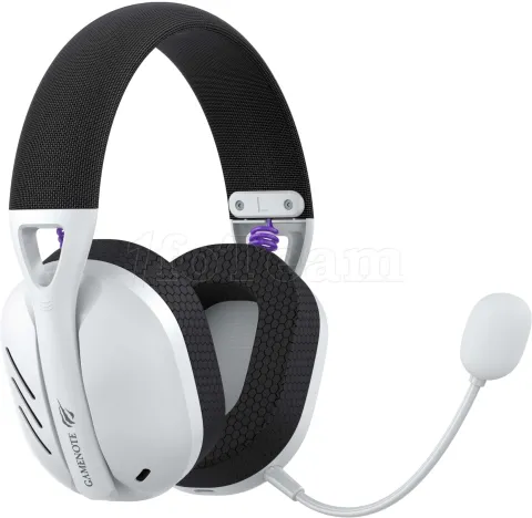 Photo de Casque Gamer sans fil Havit Gamenote Fuxi H3 (Noir/Blanc)
