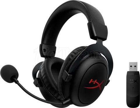 Photo de Casque Gamer sans fil HyperX Cloud Core (Noir/Rouge)