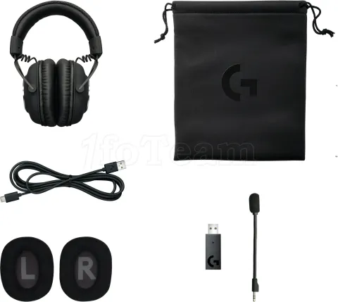 Photo de Casque Gamer sans fil Logitech G Pro X (Noir)