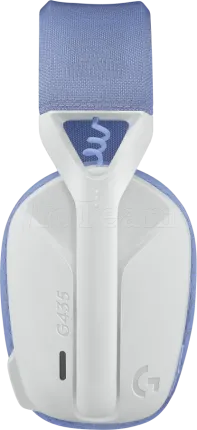 Photo de Casque Gamer sans fil Logitech G435 LightSpeed (Blanc/Violet)