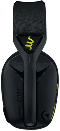 Photo de Casque Gamer sans fil Logitech G435 LightSpeed (Noir/Jaune)