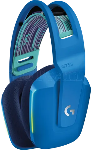 Photo de Casque Gamer sans fil Logitech G733 Lightspeed RGB (Bleu)