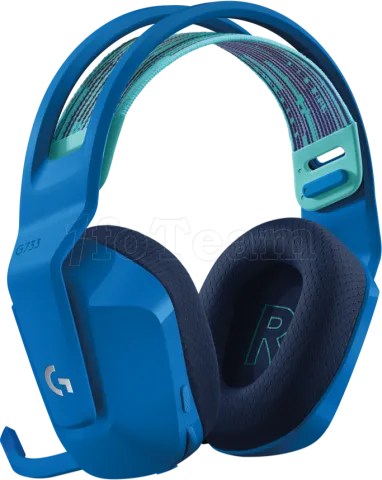 Photo de Casque Gamer sans fil Logitech G733 Lightspeed RGB (Bleu)