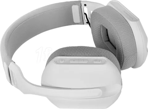 Photo de Casque Gamer sans fil Mars Gaming MHW-Pro RGB (Blanc)