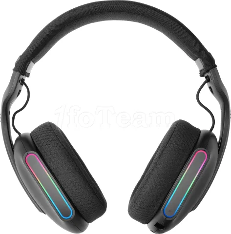 Photo de Casque Gamer sans fil Mars Gaming MHW-Pro RGB (Noir)