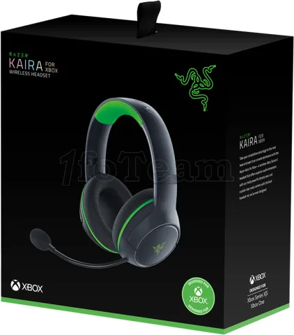 Photo de Casque Gamer sans fil Razer Kaira pour Xbox séries X/S (Noir/Vert)
