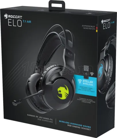 Photo de Casque Gamer sans fil Roccat Elo 7.1 Air (Noir)