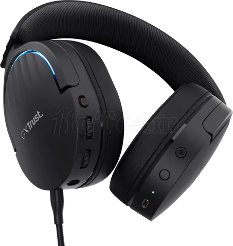 Photo de Casque Gamer sans fil Trust GXT 491 Fayzo (Noir)