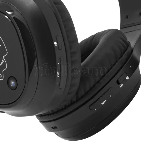 Photo de Casque Gamer sans fil/filaire Spirit of Gamer Xpert-H1100 7.1 (Noir)