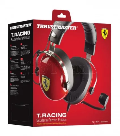Photo de Casque Gaming Thrustmaster T.Racing Scuderia Ferrari Edition PC