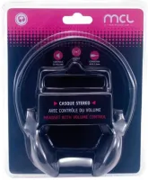 Photo de Casque MCL Samar stéréo avec controle du volume (Noir)