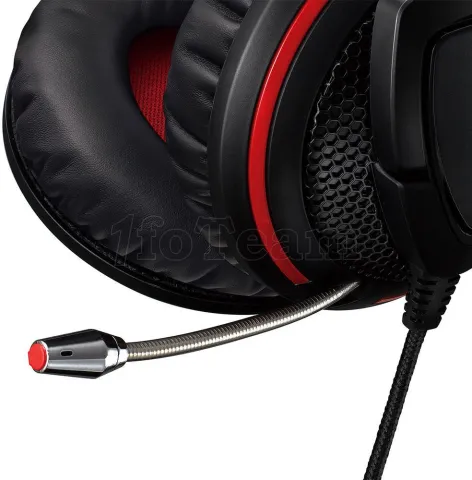 Photo de Casque Micro Asus Orion 7.1 (Noir/Rouge)