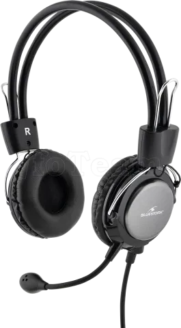 Photo de Casque Micro Bluestork MC-201 (Gris)