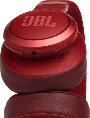 Photo de Casque Micro Bluetooth JBL Live 500 (Rouge)