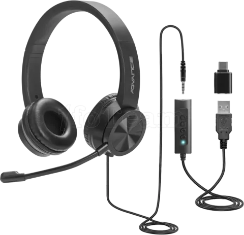 Photo de Casque Micro filaire Advance Smarphonics 750