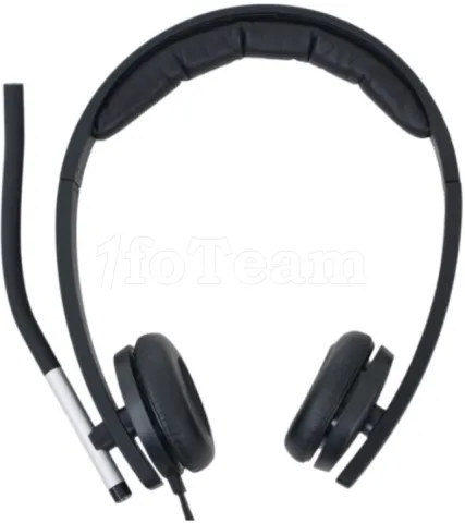 Photo de Casque Micro Logitech H650e Stereo (Noir)