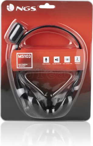 Photo de Casque Micro NGS MS-103 (Noir)