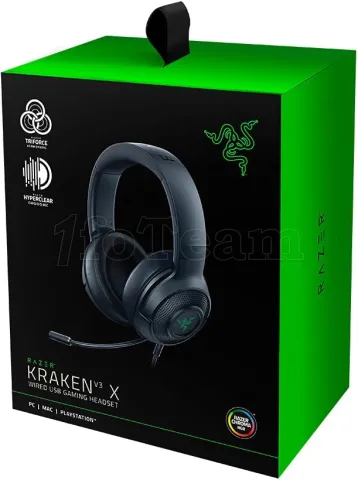 Photo de Casque Micro Razer Kraken V3 X (Noir)