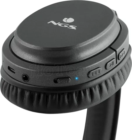 Photo de Casque Micro Sans Fil Anti Bruit Bluetooth NGS Artica Taboo (Noir)