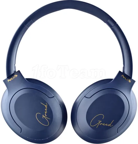 Photo de Casque Micro sans fil Bluetooth NGS Artica Greed (Bleu)