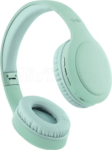 Photo de Casque Micro sans fil Bluetooth T'nB Tonality (Vert)