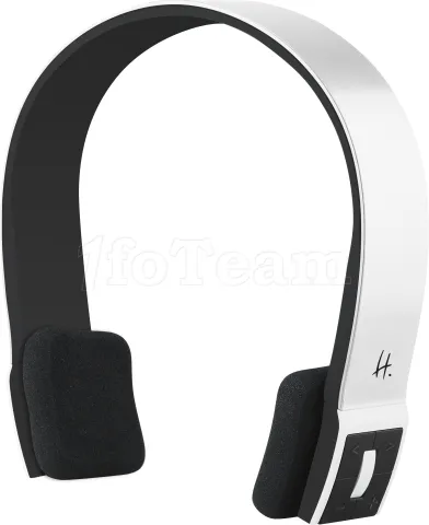 Photo de Casque Micro Sans Fil Halterrego H.Ear Bluetooth rechargeable (Blanc)