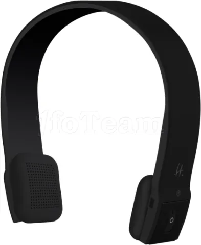 Photo de Casque Micro Sans Fil Halterrego H.Ear Premium Bluetooth rechargeable (Noir)