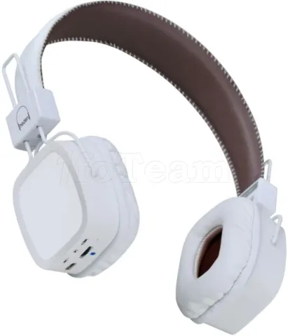 Photo de Casque Micro Sans Fil Heden Evolution Bluetooth rechargeable (Blanc)
