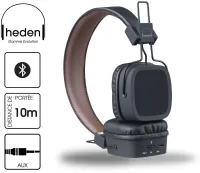 Photo de Casque Micro Sans Fil Heden Evolution Bluetooth rechargeable (Noir)