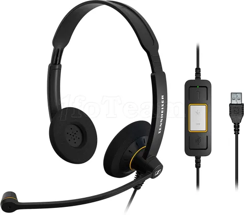 Photo de Casque Micro Sennheiser Epos Impact SC 60 USB ML (Noir)