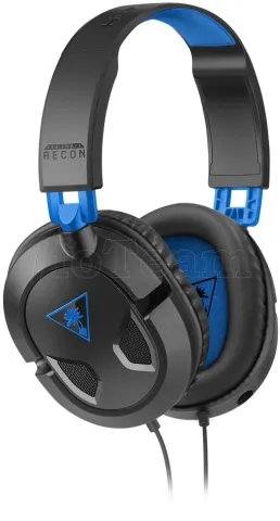 Photo de Casque Micro Turtle Beach Ear Force Recon 50P (compatible PS4/PS Vita) (Noir/Bleu)