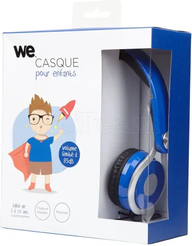 Photo de Casque pliable WeKids pour enfant (3-10 ans) (Bleu)