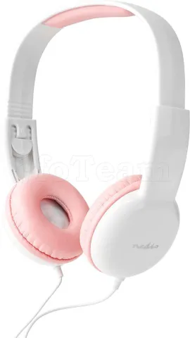 Photo de Casque pour enfants Nedis HPWD4200 (Blanc/Rose)