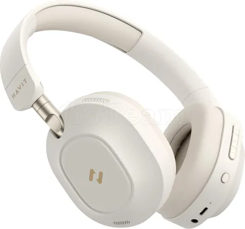 Photo de Casque sans fil Bluetooth Havit H633BT (Beige)