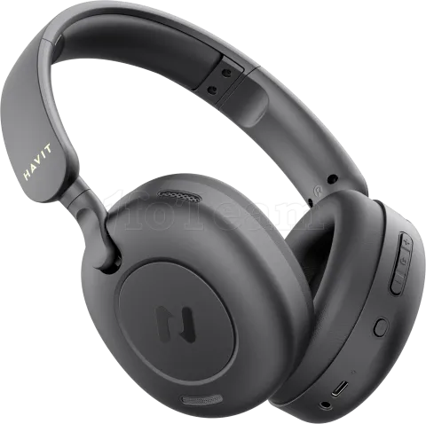 Photo de Casque sans fil Bluetooth Havit H655BT (Noir)