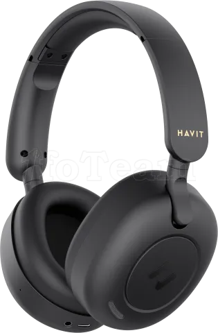 Photo de Casque sans fil Bluetooth Havit H655BT (Noir)