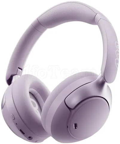 Photo de Casque sans fil QCY H3 Pro (Violet/Transparent)