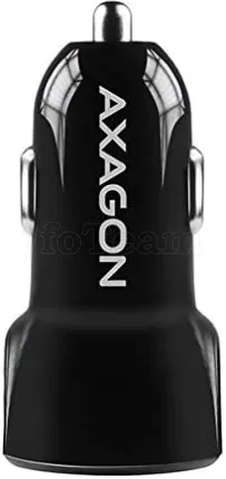 Photo de Chargeur Allume Cigare Axagon PWC-QC5 2x USB-A 30W (Noir)