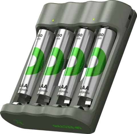 Photo de Chargeur de Piles GP Batteries ReCyko Everyday B441 + 4 piles rechargeables AA 850mAh