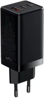 Photo de Chargeur secteur Baseus GaN3 Pro 1x ports USB-A + 2x ports USB-C 65W (Noir)