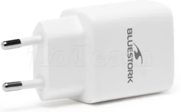 Photo de Chargeur secteur Bluestork USB-C 20W (Blanc)