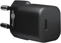 Photo de Chargeur secteur Goobay Multiport Nano 1x port USB-C 20W (Noir)