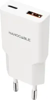 Photo de Nanocable 1x USB-C + USB-A 20W