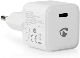 Photo de Chargeur secteur Nedis 1 port USB-C 30W (Blanc)