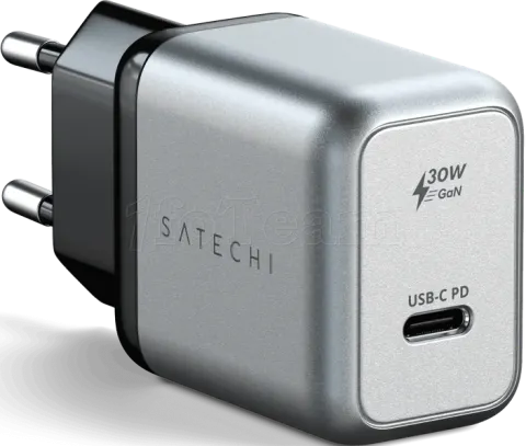 Photo de Chargeur secteur Satechi GaN 1x port USB-C 30W (Argent)