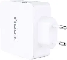 Photo de Chargeur secteur TooQ 1x port USB-A + 1x port USB-C 48W (Noir)