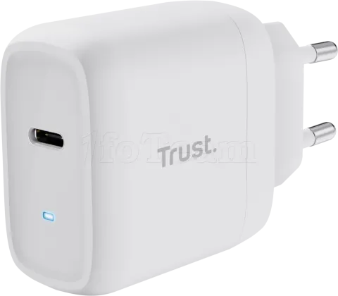 Photo de Chargeur secteur Trust Maxo 1x port USB-C - 45W (Blanc)