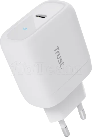 Photo de Chargeur secteur Trust Maxo 1x port USB-C - 45W (Blanc)