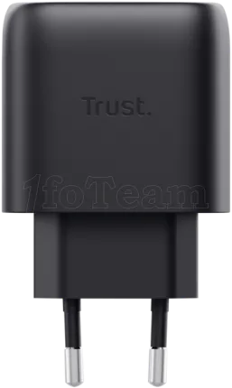 Photo de Chargeur secteur Trust Maxo 1x port USB-C - 45W- Cable 2m inclus (Noir)